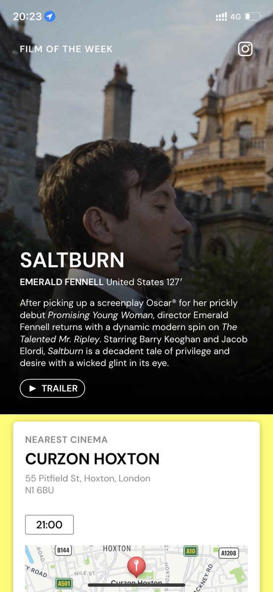 What a movie! 
Women are amazing amazing directors.. #saltburn 
As usual, thanks <a href="/mubi/">MUBI</a> 🙂
