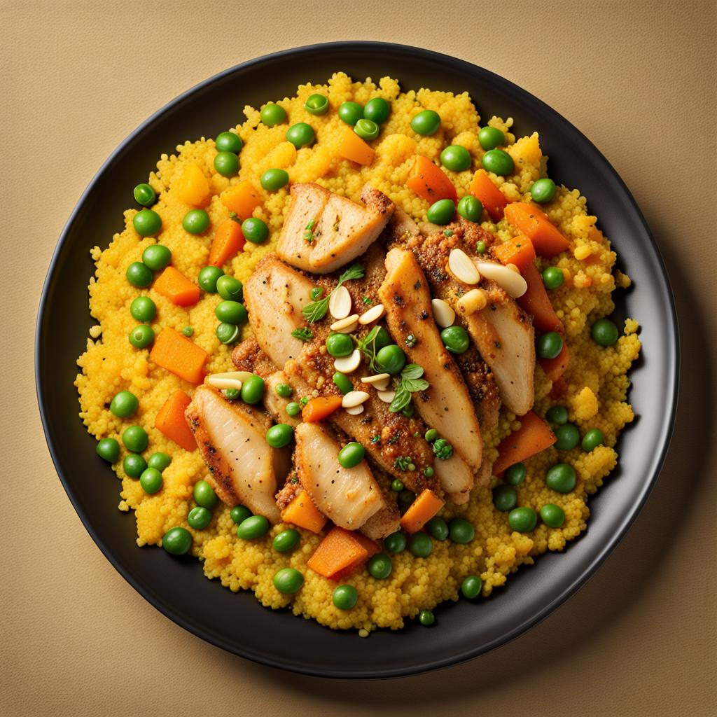 AICookingnet's tweet photo. Descubre nuestro Cous  Cous con Pollo al Curry 🍲✨ Una mezcla perfecta de especias, texturas y  sabores que harán de tu cena una experiencia única. ¡Prepáralo  fácilmente siguiendo nuestra receta saludable! #Receta #CousCous #Curry https://t.co/3YvqLQyESa https://t.co/Oy8XkxsMr2