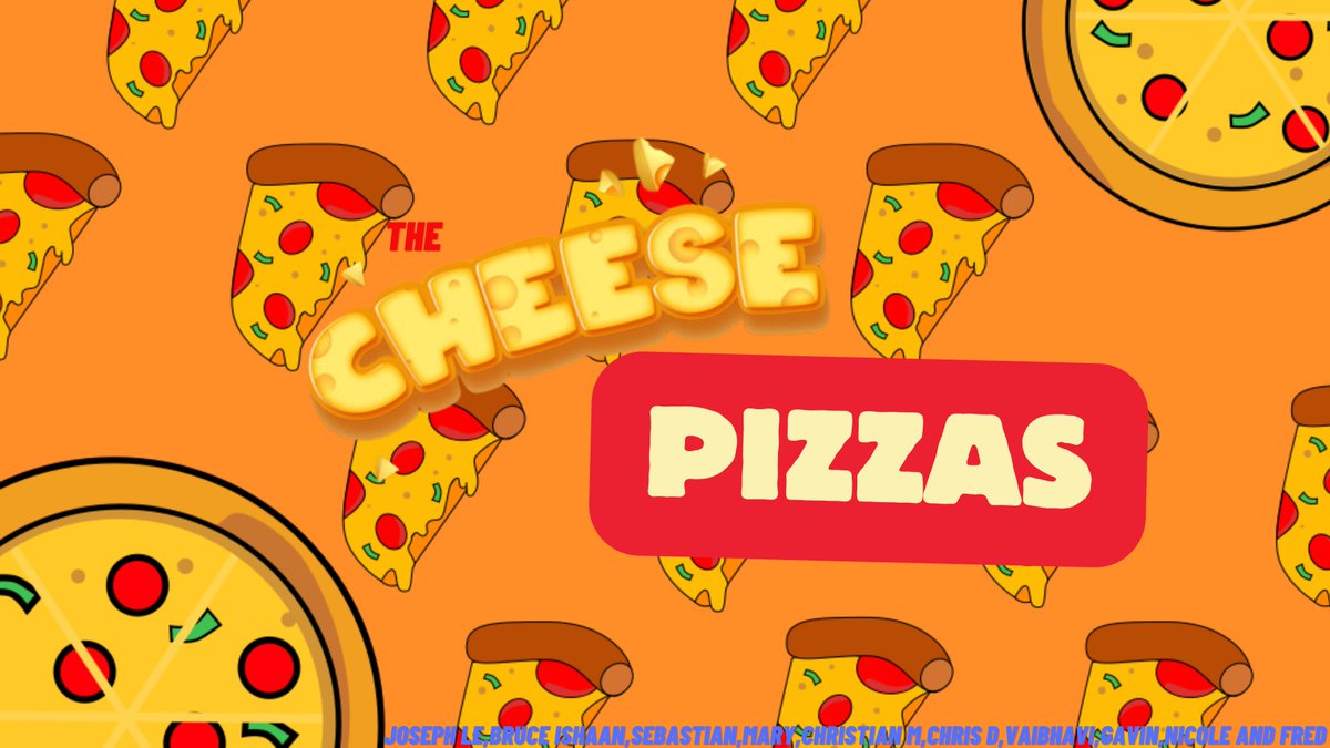 FerraraCodes's tweet image. Congrats to the Cheese Pizzas - your 2023 HMS Code/Clash Champions!