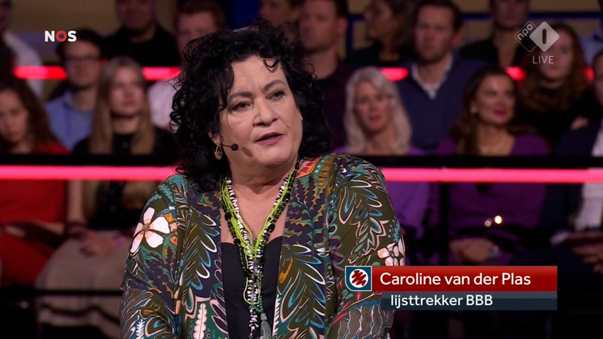 'De heer Timmermans zucht gewoon onder het juk van zijn GroenLinks achterban. Dat is de achterban die tegen #kernenergie is! Voor de energie van 1 kerncentrale heb je 4000 hectare windmolenparken of 3200 hectare zonnepanelen nodig.' <a href="/lientje1967/">Caroline van der Plas</a> #Nederlandkiest