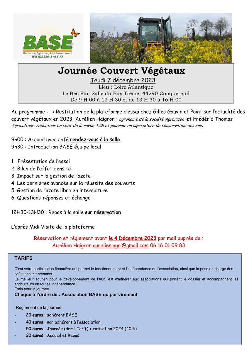 BaseReseau's tweet photo. On vous attend nombreux à notre prochaine journée BASE 44. Inscrivez-vous ! https://t.co/ctwIu9rPoV
