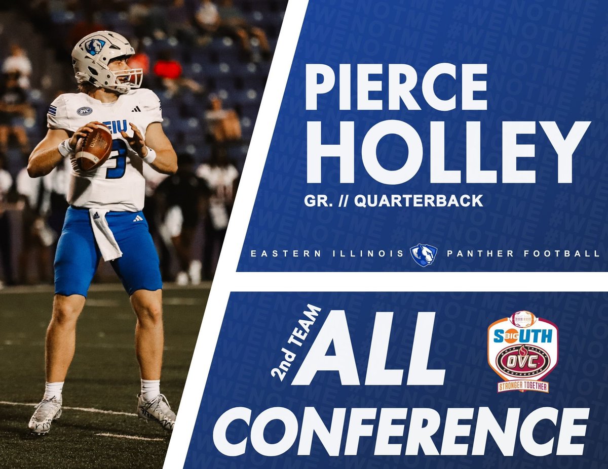 2nd Team @BigSouthOVCFB GR. QB - Pierce Holley (@pierceholley1) #WeNotMe | #BleedBlue