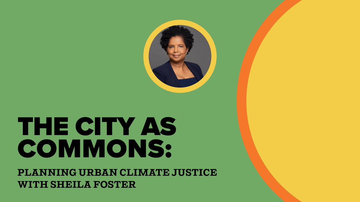 Join us next week for this special event w/ @SheilaRFoster, a leading thinker on the promise of cities for racial justice, environmental and climate progress, and democracy and good governance—with a clear-eyed look at hard truths and challenges as well. climatemuseum.org/2023-events/11…