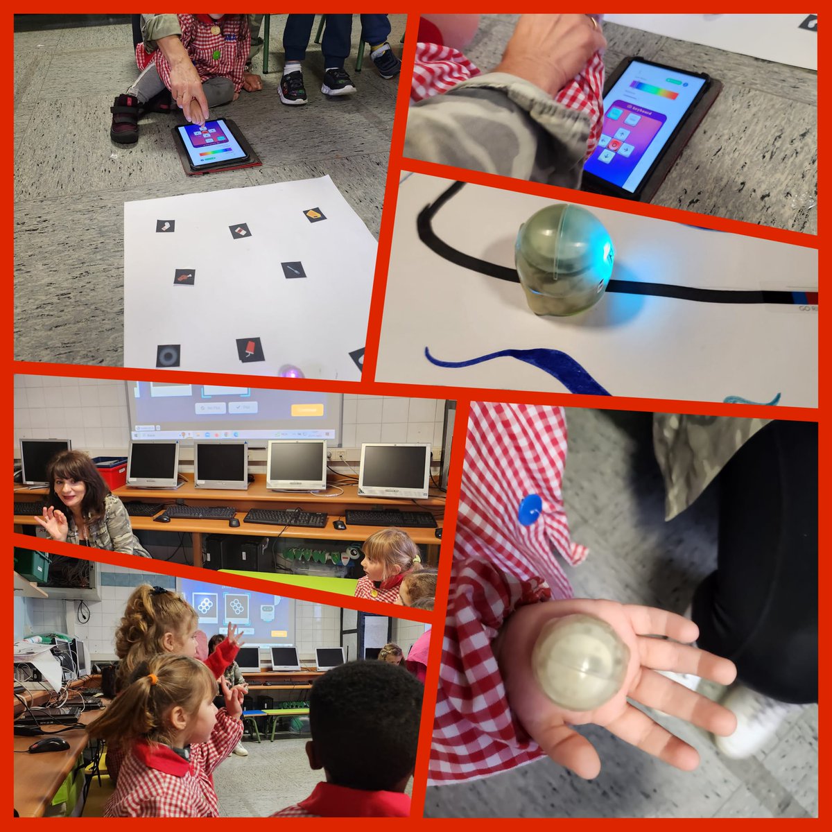EEI_GFuertes's tweet photo. Con Magdius Formación, las escuelas de 3 a 6 (Mandilones de  Colores) conmemoramos la Semana Europea de la Robótica #ERW2023.
Utilizamos la "IA" para entrenar a Ozobot a diferenciar la basura de los peces para limpiar los océanos. https://t.co/93O10LZtSj