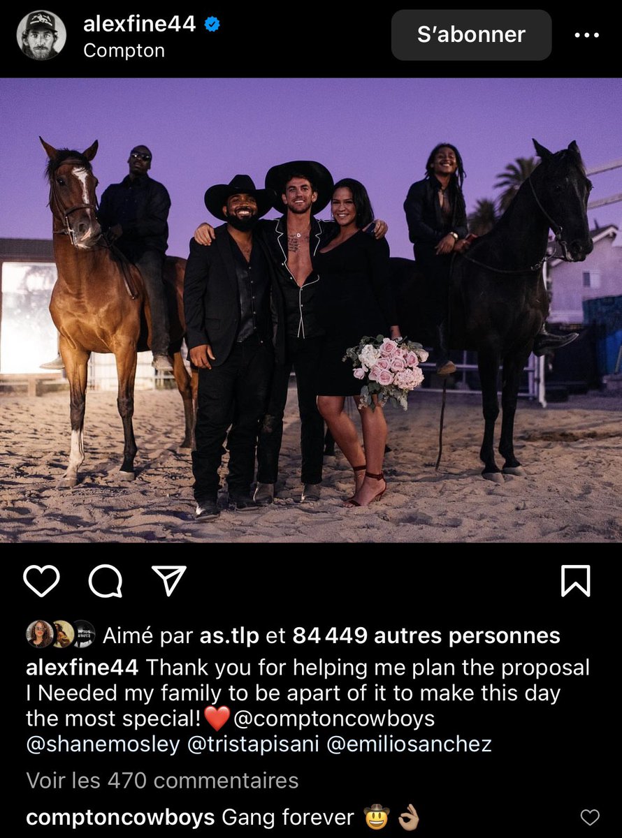 otfRosaagain's tweet photo. Fera sa demande en mariage au Compton Ranch, où il a des amis cow-boys &amp; monte à cheval. 
Il dira que c’était symbolique car la devise du Ranch est « Peu importe la difficulté de votre histoire vous pouvez vous élever et être une force de changement positif. » dispo sur YouTube https://t.co/kNHz8Lvfk4