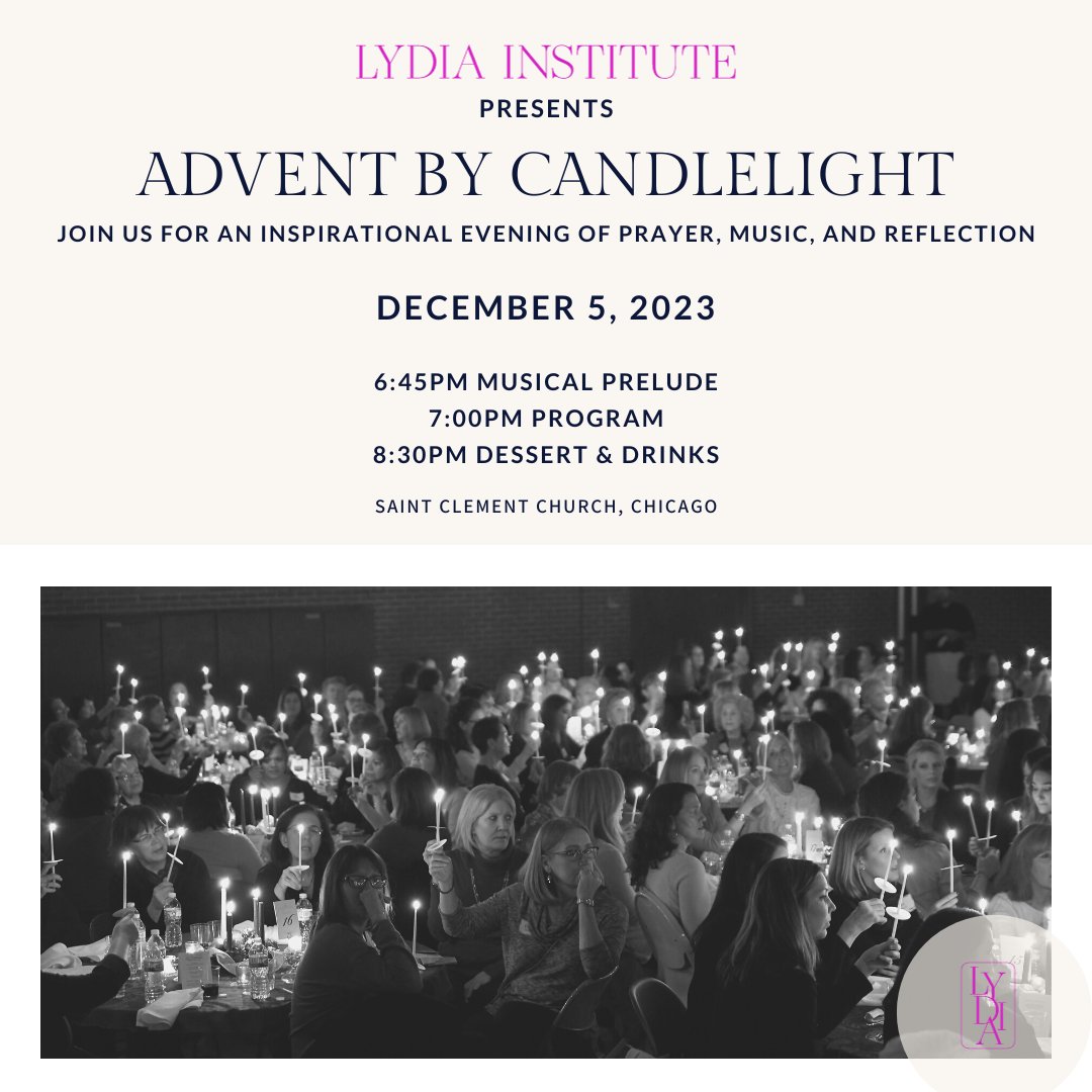 StClement's tweet photo. We invite all women to attend the @lydiainstitute Advent By Candlelight on Dec 5th.
Please register at https://t.co/gscDa93LSj
#lydiainstitute #womenshealth #spiritualwomen #womensspiritualhealth #womensfaith #faithcommunity #advent #pause #selfcare #saintclementparish https://t.co/cEjuUS38eT