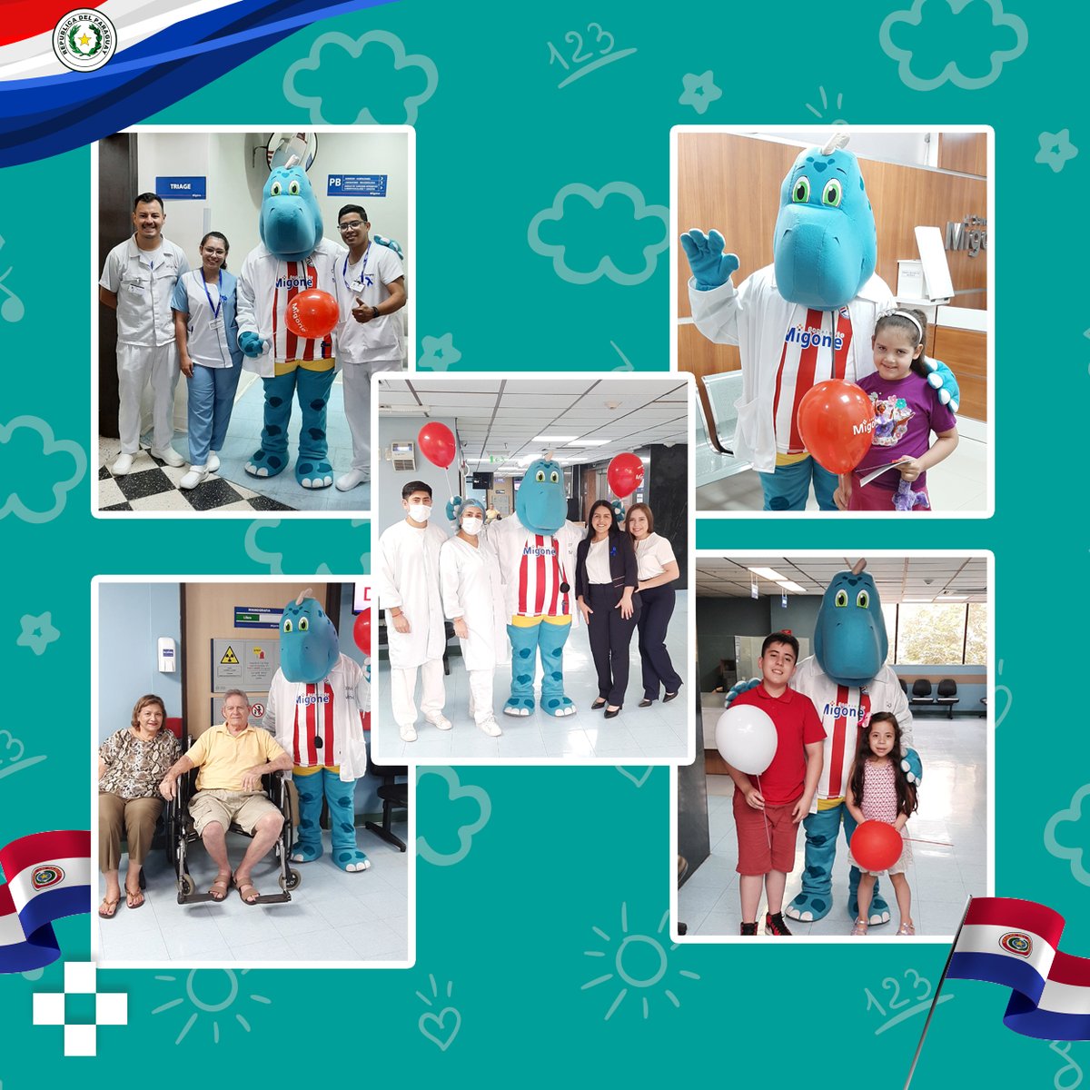 Desde el Sanatorio alentamos a la Albirroja con el apoyo de nuestros pacientitos y Dr. Dino ❤️🤍💙

🇵🇾 ¡¡Vamos Paraguay!! 🇵🇾

#SanatorioMigoneBattilana #SanatorioMigone #Migone #Paraguay #Albirroja #FuerzaParaguay