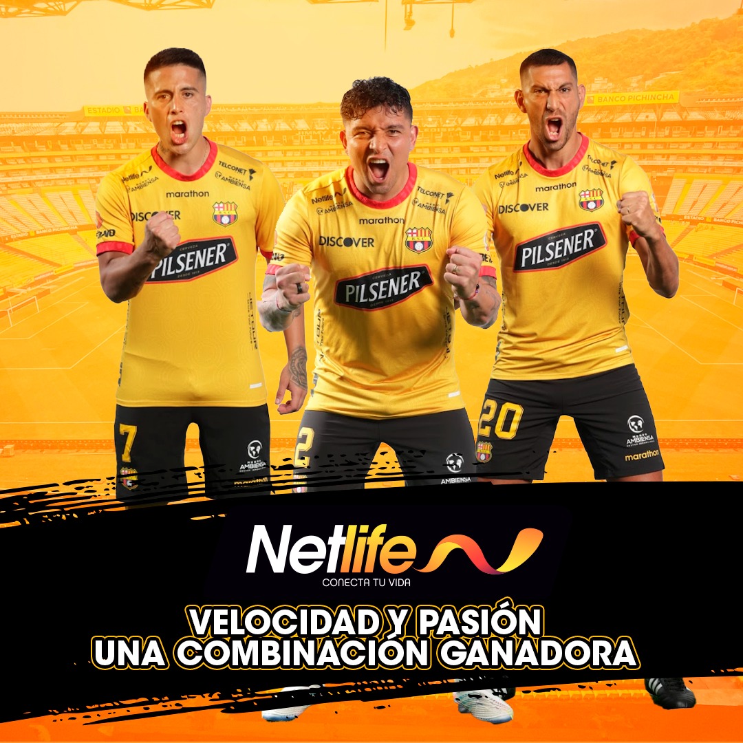 BarcelonaSC's tweet photo. ¡Conéctate sin límites!

Netlife hace que cada momento sea inolvidable. ¿Listo para vivir la pasión de una manera totalmente nueva?
¡@NetlifeEcuador lo hace posible! ⚽️ https://t.co/8O8QiXUJOp
