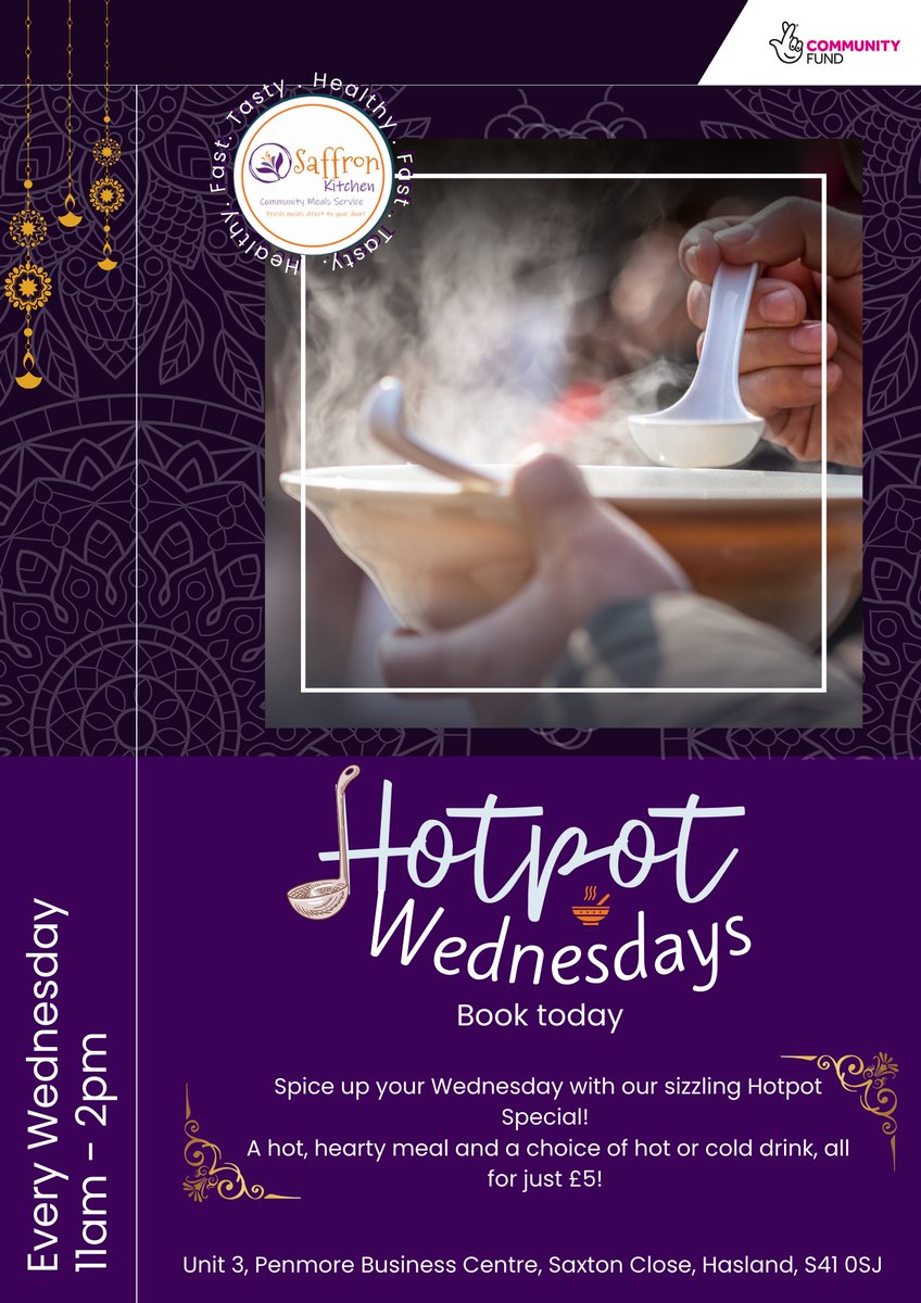 🌟✨ Nourishing hearts and community spirit, one bowl at a time! Join us this Hotpot Wednesday for a special homemade chilli feast at just £5. 🍲❤️