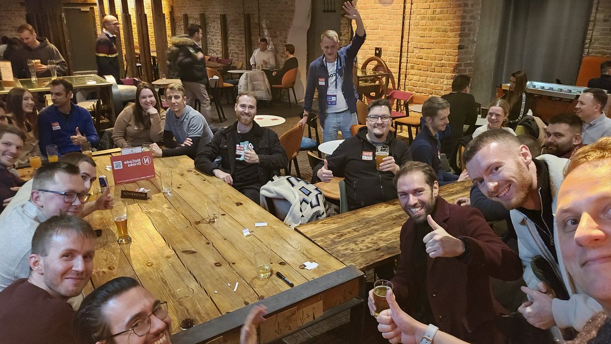 twesolowski's tweet image. No Code Drinks Poland gathering @bubble @nocodebackend @PowerApps @webflow #nocode developers in one place! #nocodedrinks