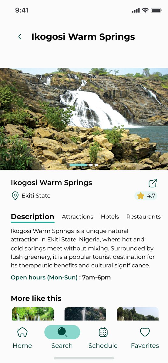 biladave_'s tweet photo. Here's Tourify a case study on the Tourism sector in Nigeria, with the aim of providing a vast number of vacation destination for the populace.
I've been working on it for months and consistency has really been a problem, finally wrapping it up and here's a sneak peek📸 https://t.co/3ZTf2N2OI6