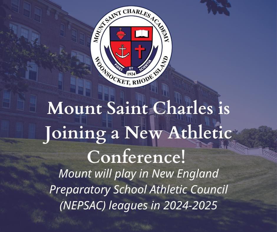 We are excited to announce that we will be joining the New England Preparatory School Athletic Council (NEPSAC), effective at the start of the 2024-2025 academic year. For the official announcement: mountsaintcharles.org/2023/11/16/mou… Frequently Asked Questions: mountsaintcharles.org/mount-joining-…