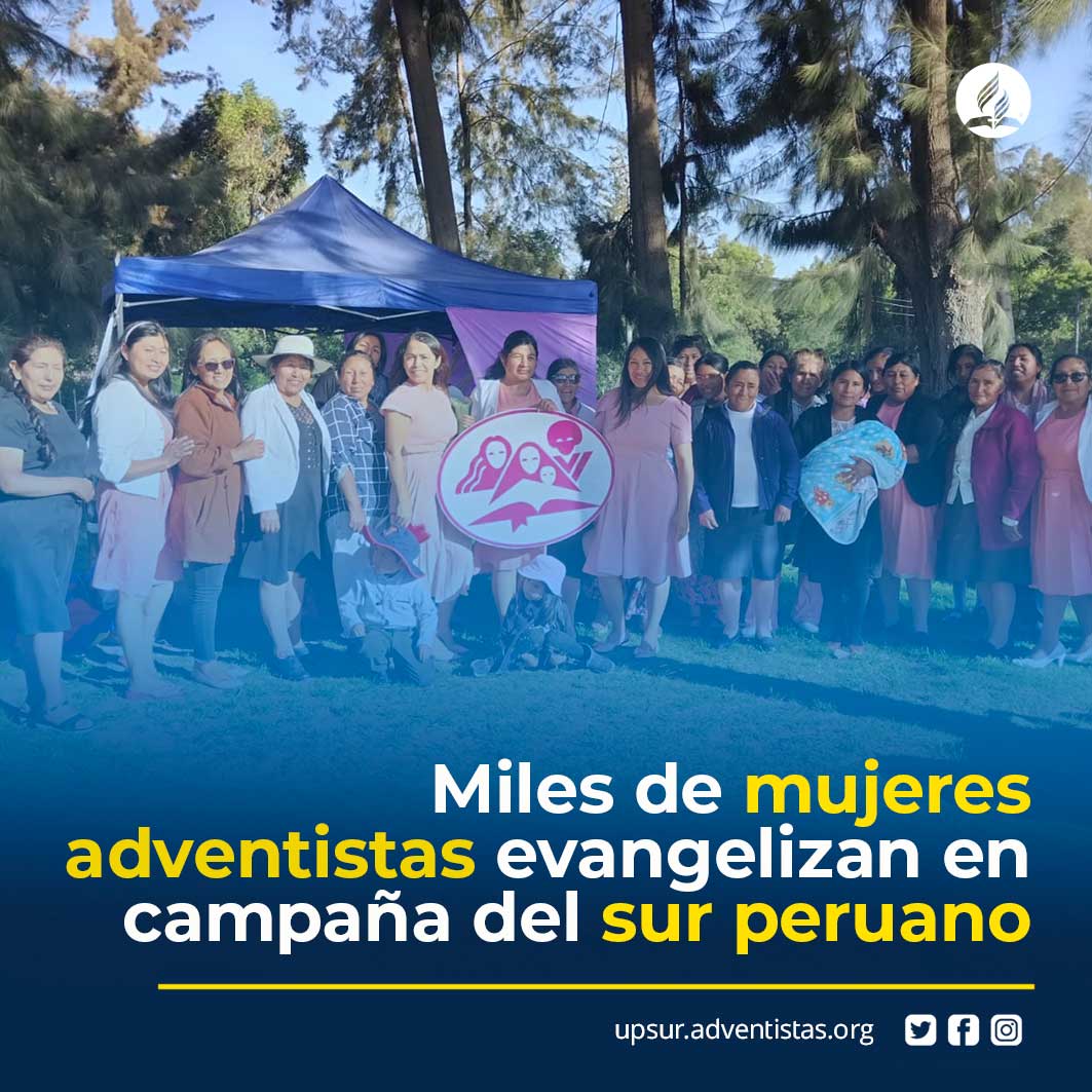 🔴NOTICIA📰 | Damas lideraron programas evangelísticos del 15 al 18 de noviembre en siete campos administrativos de la UPS. El 55.6% de miembros de la Iglesia Adventista del 7mo Día en el sur peruano son mujeres.

📌 Noticia completa: noticias.adventistas.org/es/miles-de-mu…

#NoticiasAdventistas