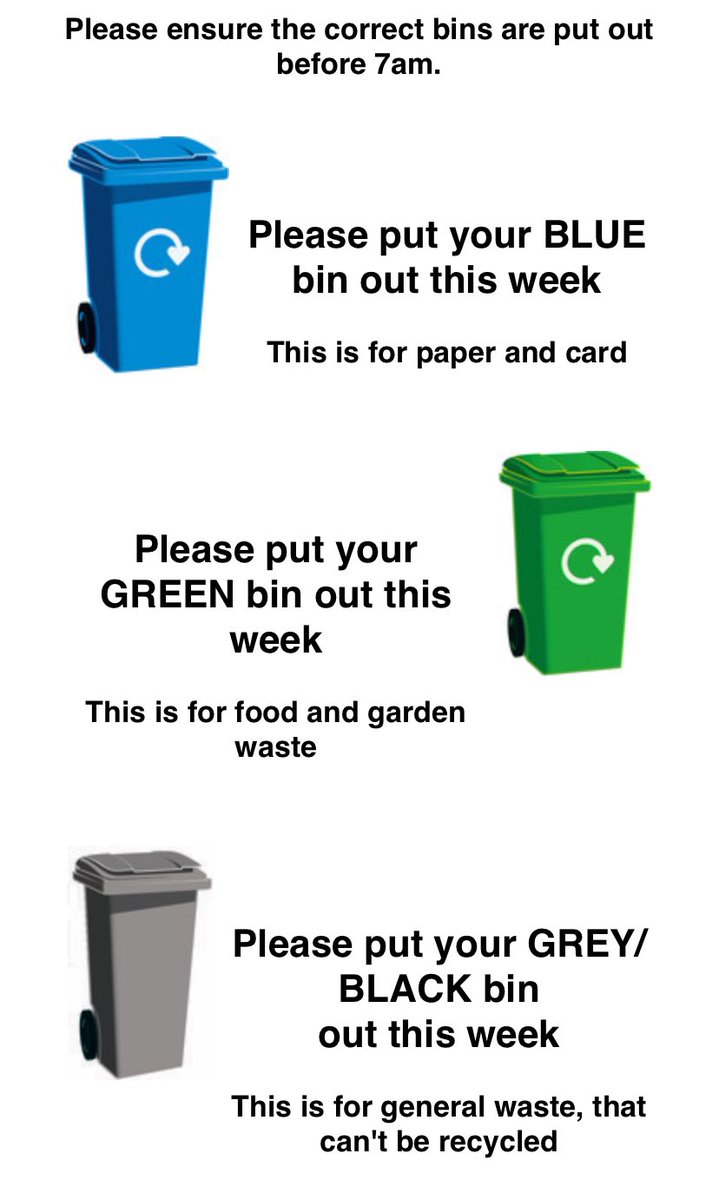 Bin day tomorrow! I’m far too excited about that!