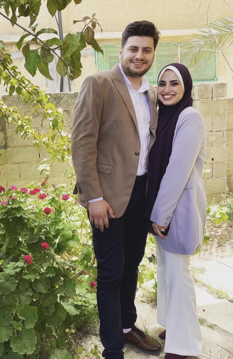 Dima is a former student at the University of Glasgow and stayed with my parents when she was in Scotland. She and her husband Mohammed had moved four times during the attack on Gaza and said last week that she hoped her son Abood would live to see brighter days.