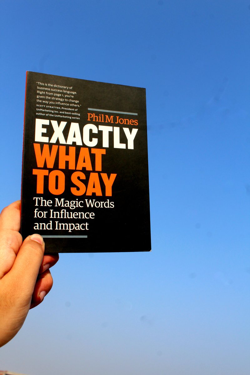 booksmyrefuge's tweet photo. Exactly What to Say is a book that will teach you to influence and persuade people by using magic words that speak straight to your subconscious mind.

This book is a beautiful blend of communication and the psychology of persuasion. 

It will teach you to make each word count. https://t.co/5Smk3qqsf4