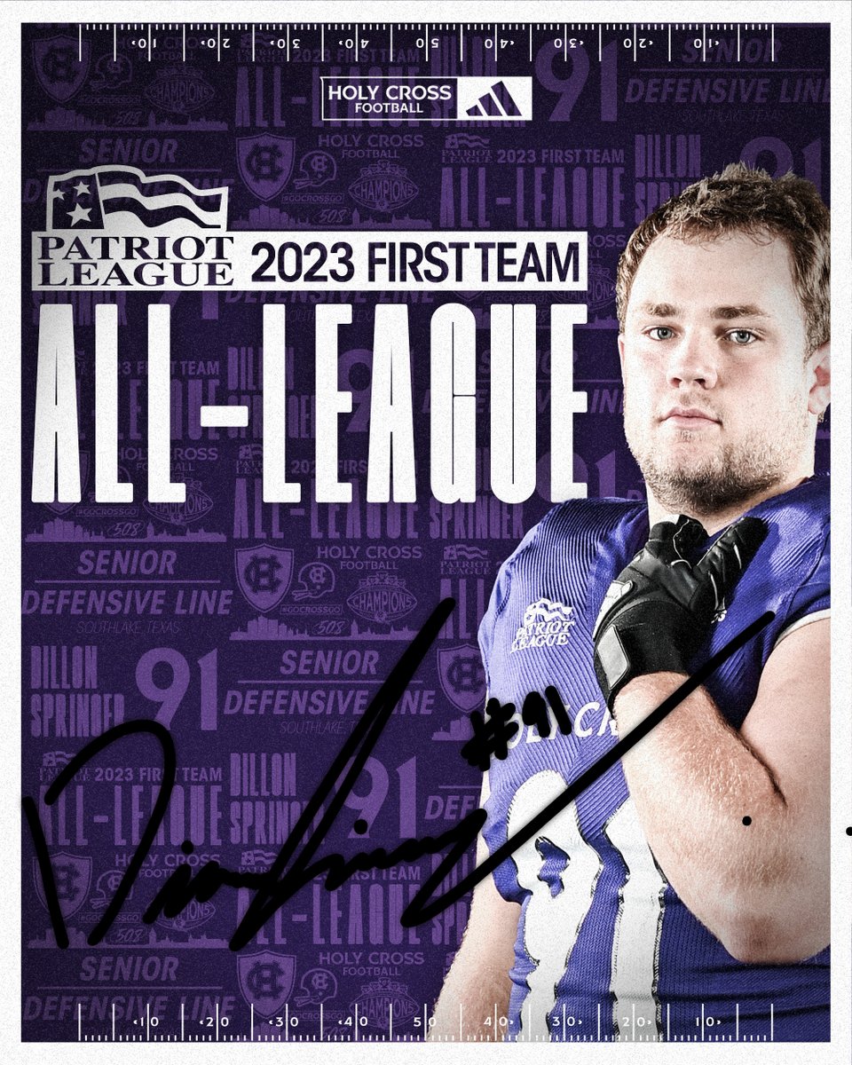 🏆 <a href="/DillonJSpringer/">Dillon Springer</a> earned All-Patriot League honors for the first time in his career!

The veteran started all 11 games at defensive tackle and helped lead the top scoring defense in Patriot League action this season.