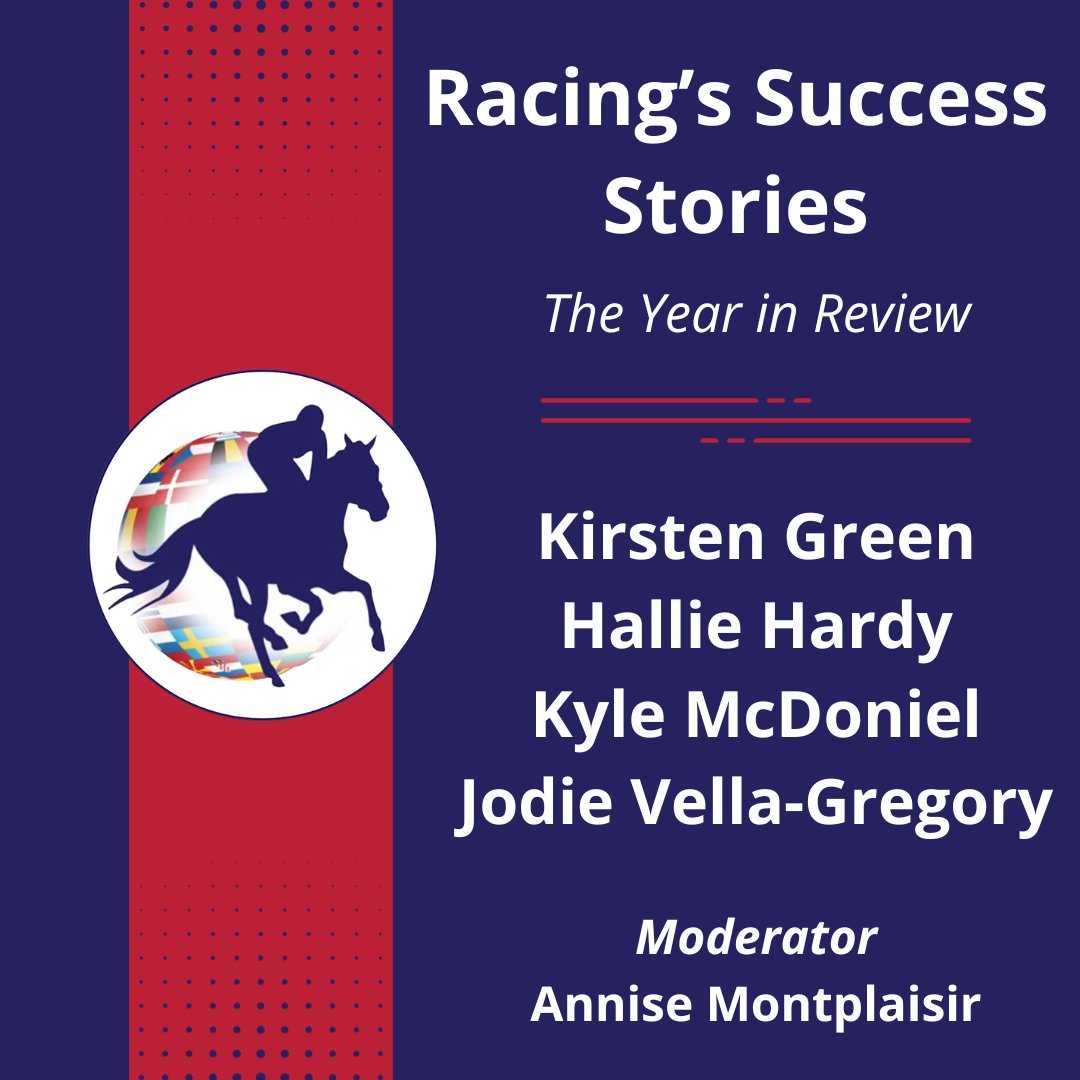 The Racing’s Success Stories – The Year in Review #RacingSymposium panel will celebrate the achievements of 2023 by spotlighting areas where the racing industry has excelled over the past year. Meet the speakers in the thread below! 🗣️