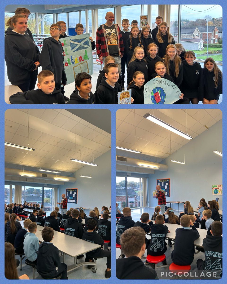 ChatelheraultPS's tweet photo. What a fabulous end to #BookWeekScotland we welcomed author Thomas Clark. He spoke about the 'Scot's' language and the books he has written in Scots dialect. Thank you, Thomas! 📚⭐️📖
@SLCLiteracy #readingschools
@scottishbktrust #readingrolemodels
#RfP https://t.co/yVudK2ZXQW