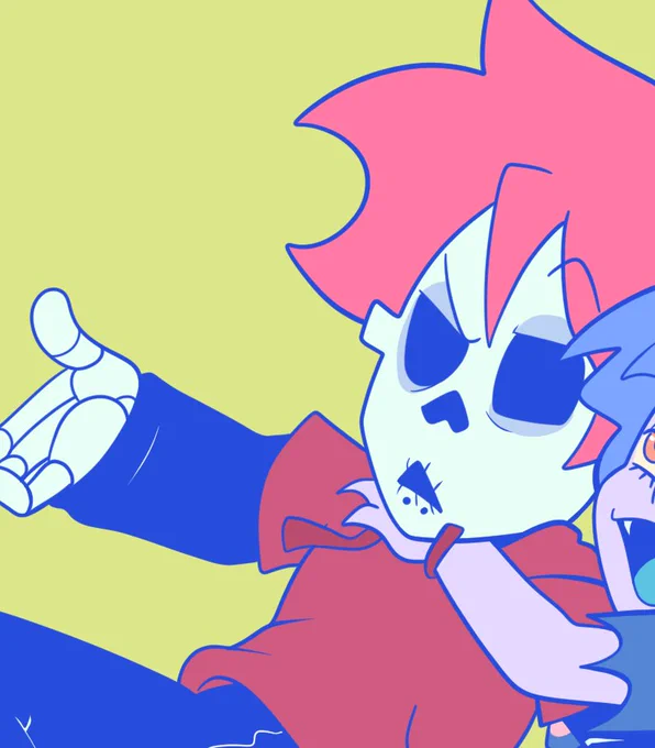 Bone, Shell, and Tartan from #BoyMeetsUnderworld are all nonbinary! 