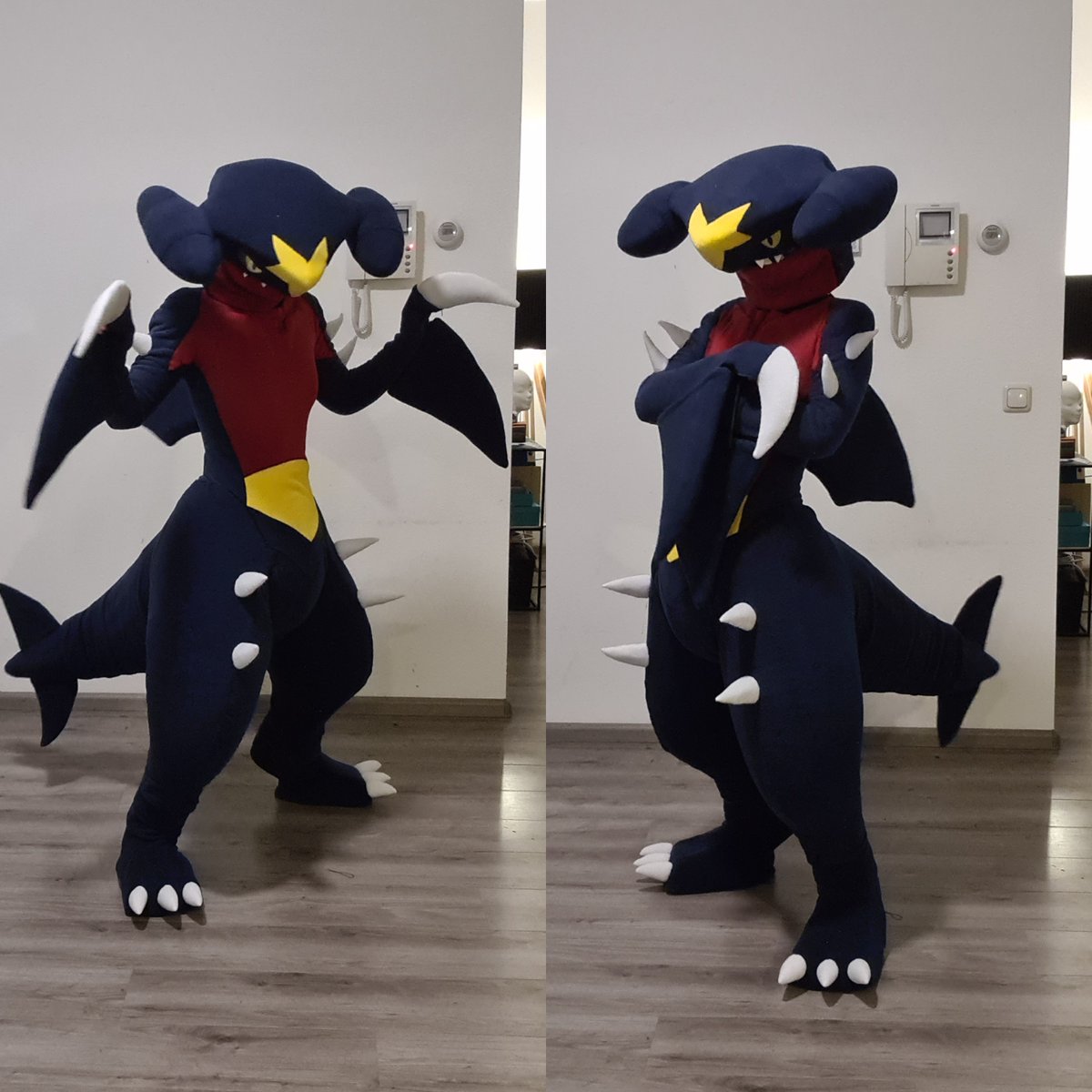 The buyer of my garchomp costume last month wants to sell the suit, 2250 USD It is in the same condition as when I sold it to them :) Please contact wings1350(a)gmail(dot)com if you're interested! I don't facilitate the communication myself.