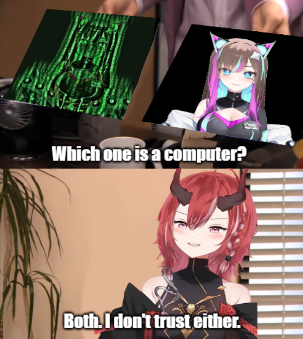 CKDuclyn's tweet photo. @AishiiAiPF @XinAsuraPF When you think your friend is a bot. #Xinmeme #AiCaramba https://t.co/agkDdO5D0f