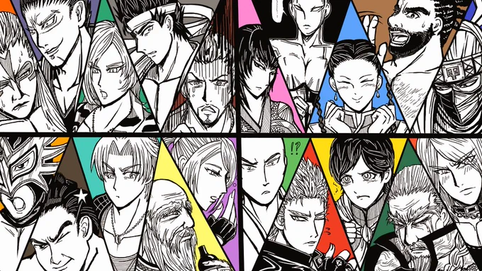 バーチャファイターのキャラクターで20の表情を描くチャレンジ♪

#イラスト
#VFお絵描き部
#格ゲーキャラ描こうぜ 