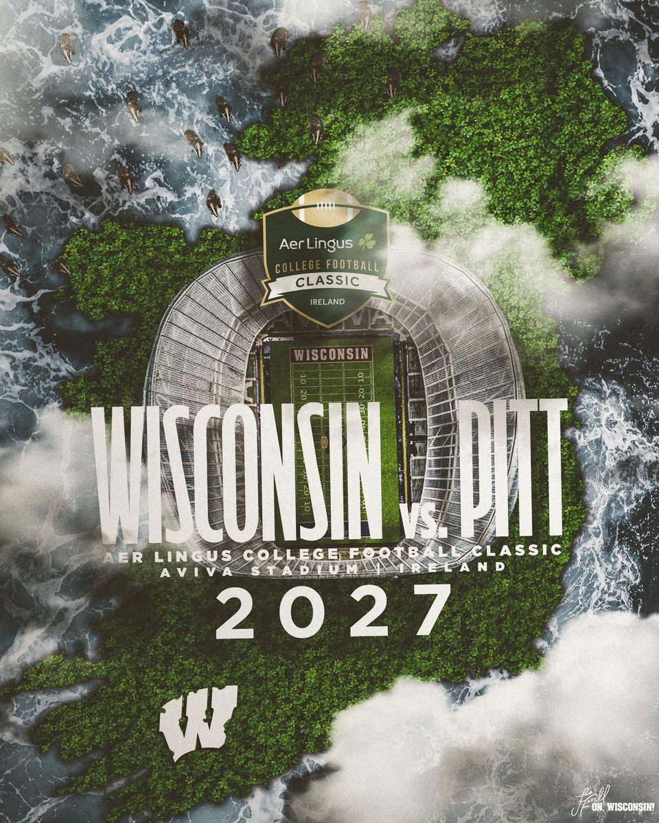 badgerbarstool's tweet photo. Putting people from Wisconsin and Ireland in the same room is the drunkest thing I’ve ever heard https://t.co/eEKfhUs01q