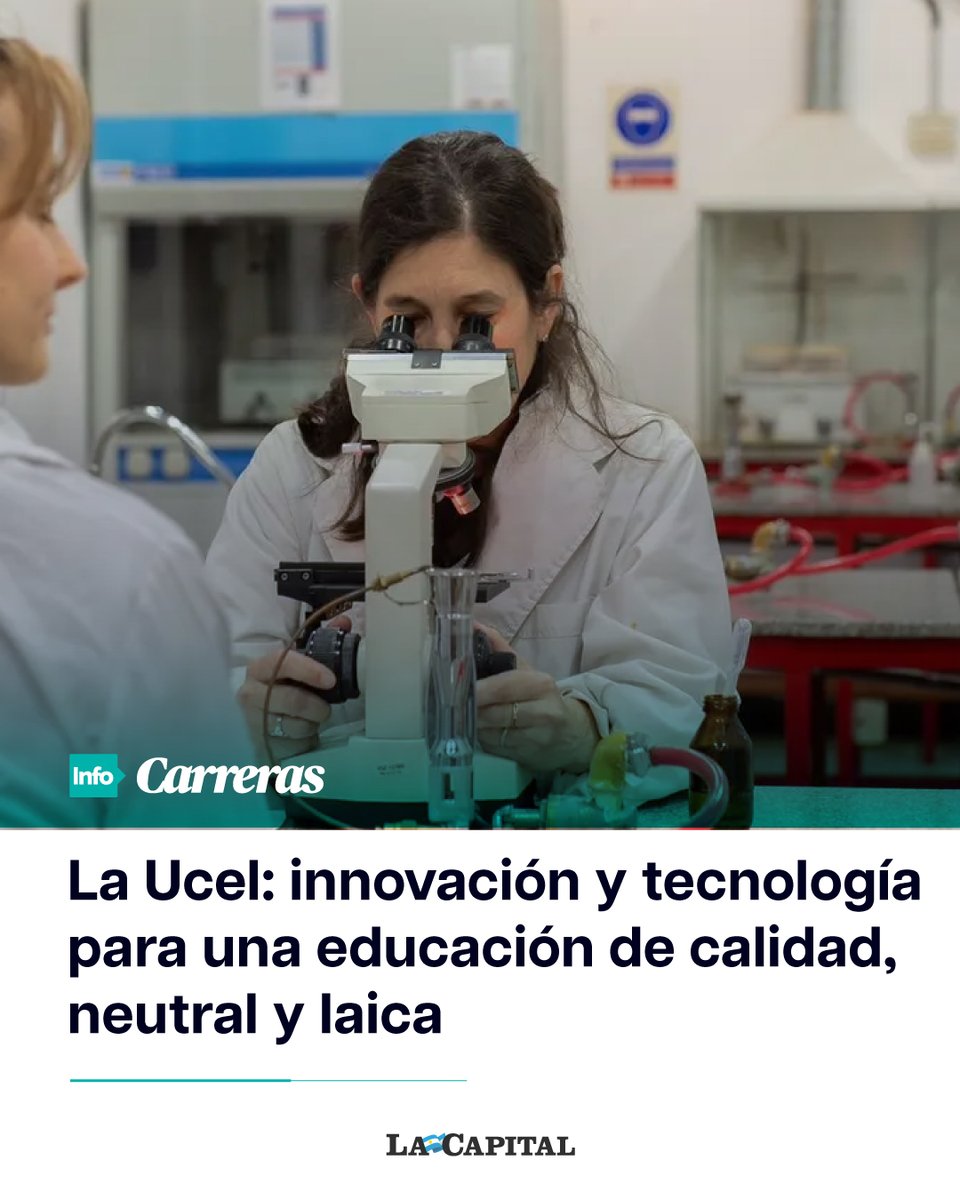 lacapital's tweet photo. 🎓 Con un enfoque personalizado, que responde a las demandas del sistema laboral y el mercado, la @uceloficial  ofrece un amplio abanico de carreras.

→  https://t.co/4pWgDYGQoi https://t.co/VBLtibBnzM
