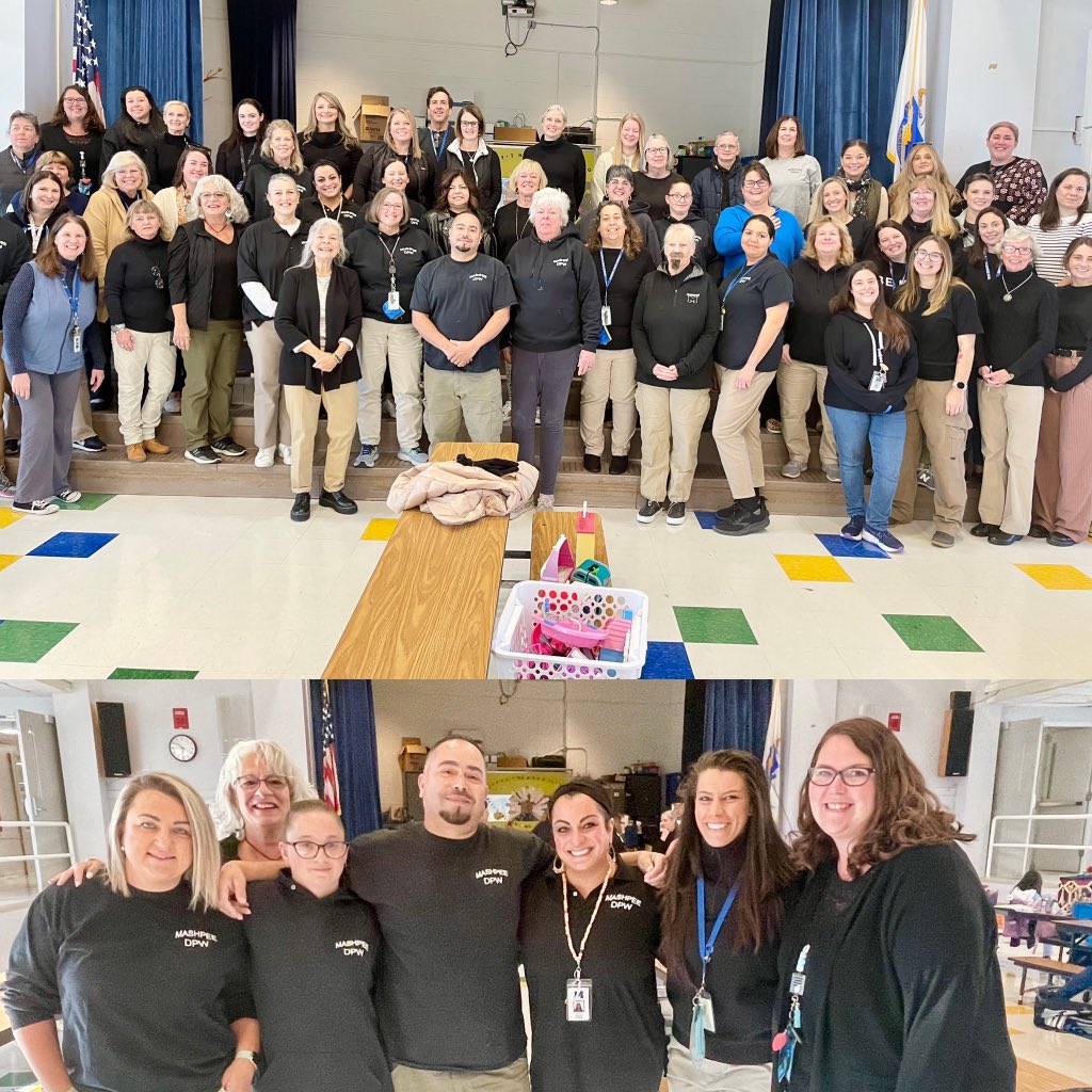 PDeBoerMPS's tweet photo. During Native American Heritage Month, students have learned about important members of the #Mashpee Wampanoag Tribe. Today’s person was Randy Peters.  “Mr. Randy—as he is known to students—Day” was celebrated today at KCC.  It’s GREAT to be in Mashpee because of RANDY PETERS💙 https://t.co/pbVsYCeLfM