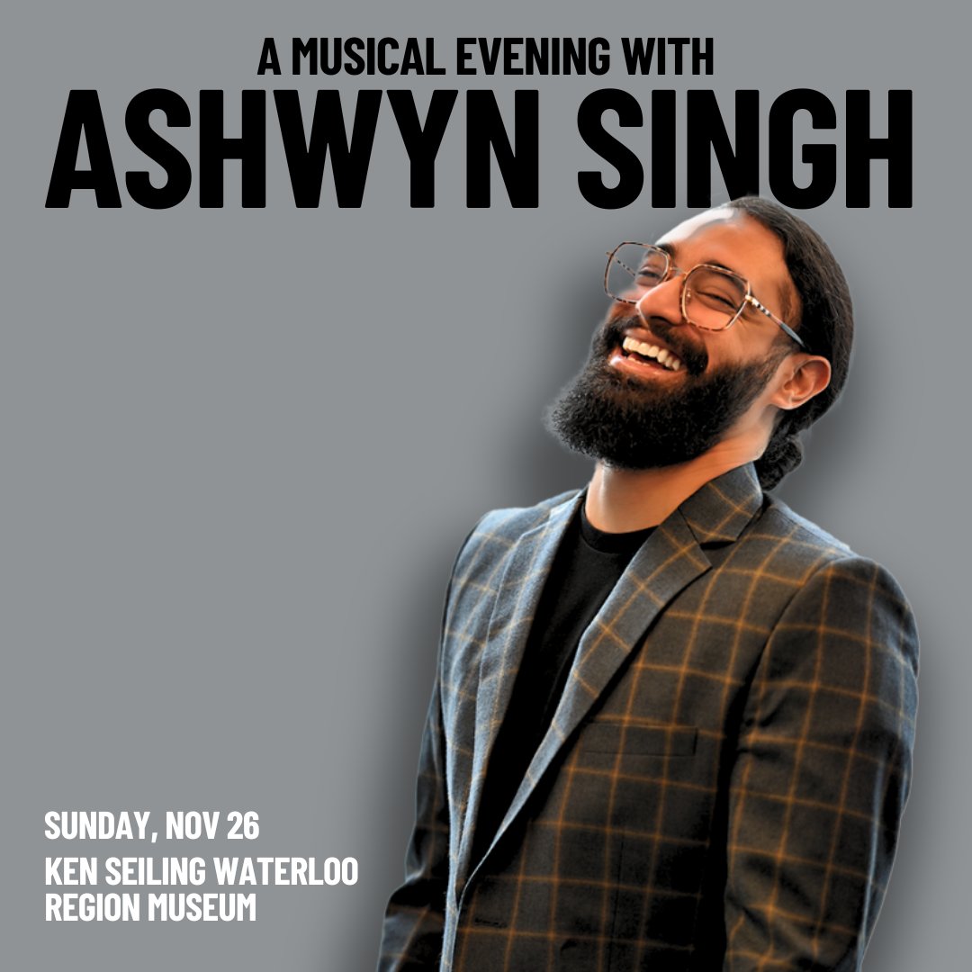 On Nov 26, join us for A Musical Evening with @saysthingsfunny! Fresh off his SOLD-OUT tours, Ashwyn Singh is returning to #WatReg for one night only for an exclusive performance where he takes the audience through his personal playlist.

Tickets on sale: bit.ly/3MCDriX