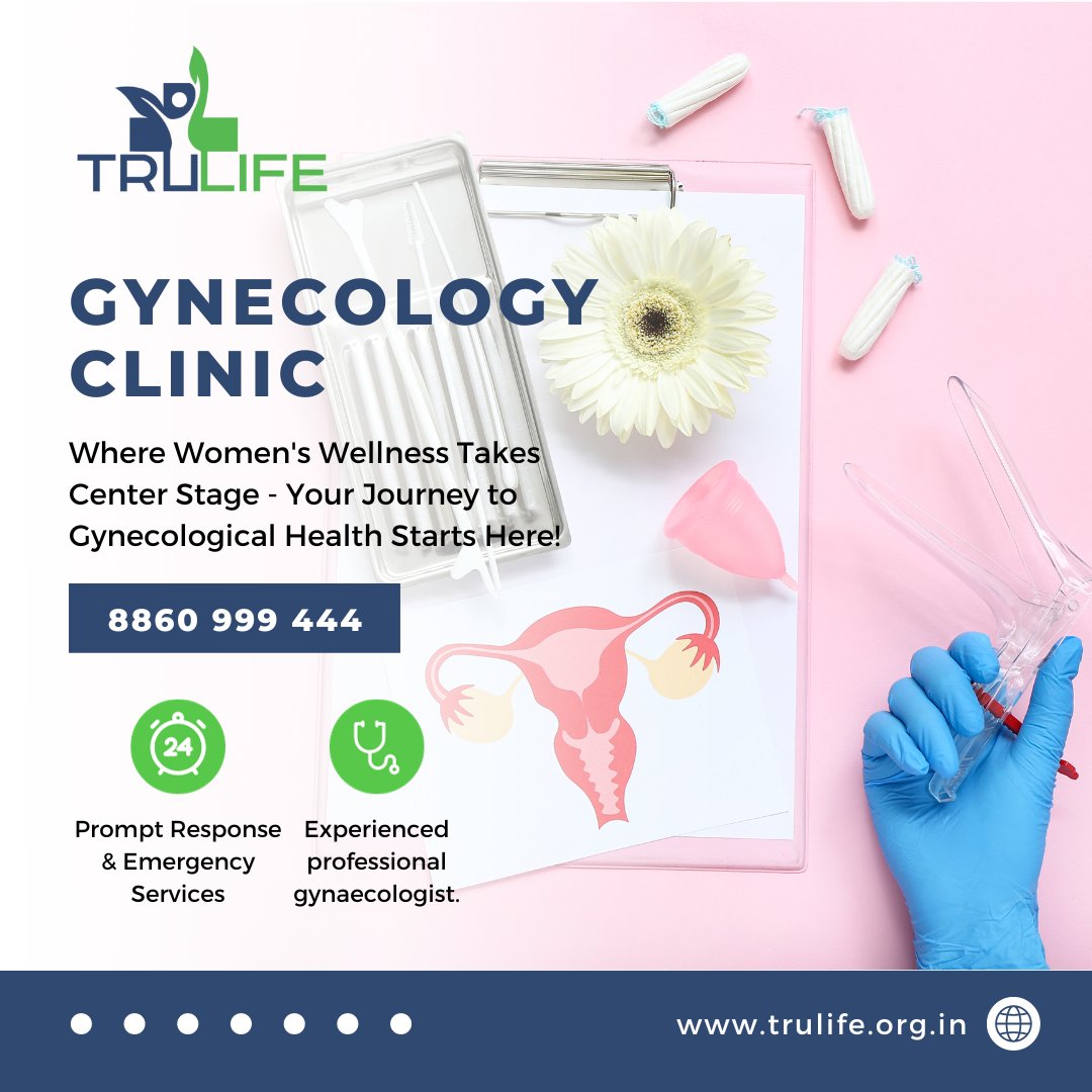 Empower your well-being with personalized care. Explore our advanced gynecological examinations and treatments at Trulife Family Health Clinic. 💖

For Gynac Appointment: 8860999444
Visit: trulife.org.in
#Gynaecology #WomensHealth #GynExam #HealthcareForHer #GynCare