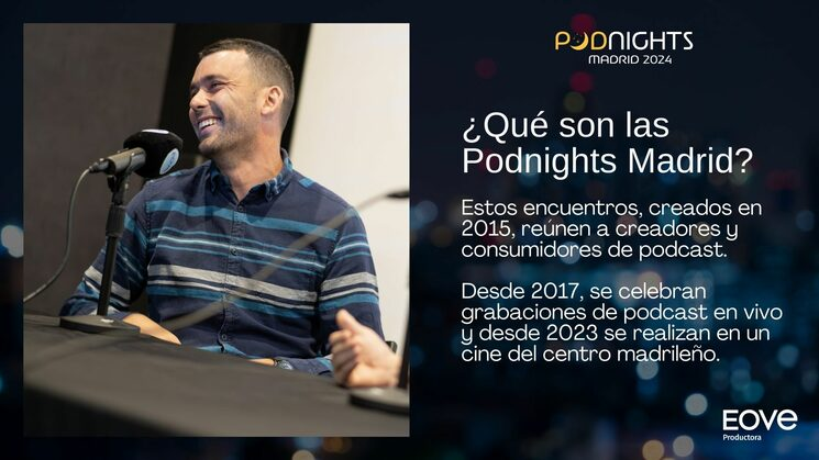 ojo OJO que <a href="/elestudiopod/">El Estudio</a> se quedó con buen sabor de boca en su <a href="/Podnights_Mad/">Podnights Madrid</a> y ha decidido repetir en el 2024!!! 

¡¡YA TENEMOS AL PRIMER PODCAST CONFIRMADO PARA EL 2024!!

Como se puede ver en la imagen, <a href="/JaviFdezDiaz/">Javi Fernández Díaz</a> disfrutó de la experiencia ;) vkm.is/podnights24