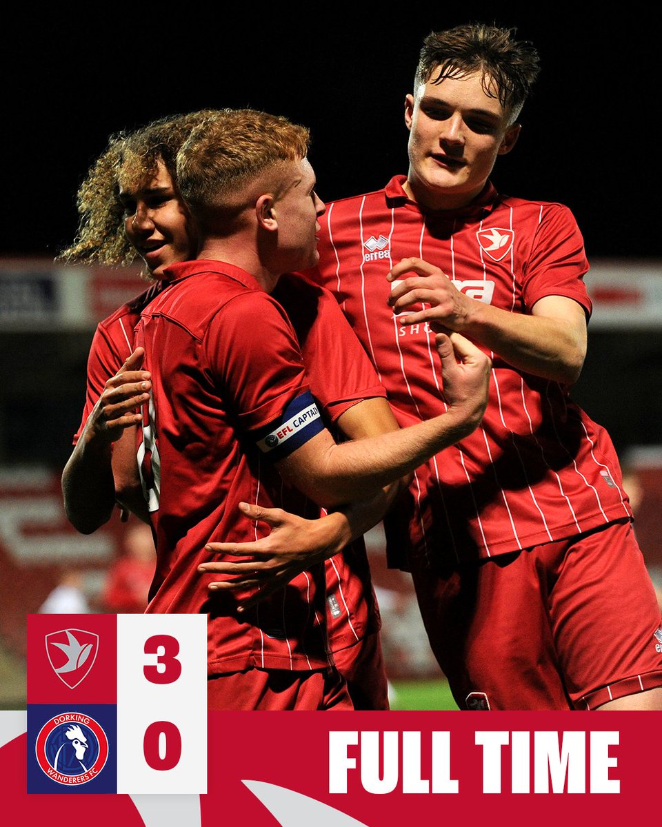 A convincing victory at the Completely-Suzuki for the young Robins this evening 🤩

Next stop Sheffield United 🔜

#ctfc♦️