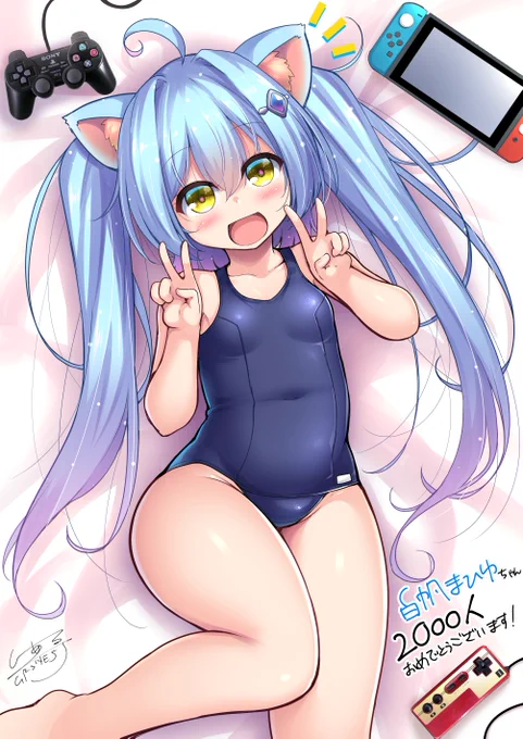 #いいツインテールの日 Vさんで誰か描いたっけーって結構描いてたわ 