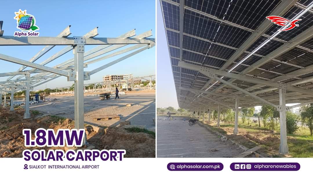 Alpha Solar holds the spot for 𝑷𝒂𝒌𝒊𝒔𝒕𝒂𝒏'𝒔 𝒇𝒊𝒓𝒔𝒕-𝒍𝒂𝒓𝒈𝒆𝒔𝒕 𝟏.𝟕𝟖 𝑴𝑾 𝑺𝒐𝒍𝒂𝒓 𝑷𝑽 𝑪𝒂𝒓𝒑𝒐𝒓𝒕  installation at 𝐒𝐢𝐚𝐥𝐤𝐨𝐭 𝐈𝐧𝐭𝐞𝐫𝐧𝐚𝐭𝐢𝐨𝐧𝐚𝐥 𝐀𝐢𝐫𝐩𝐨𝐫𝐭 (#SIAL).

#AlphaSolar #sialkotairport #SOLAR #Sialkot #solarcarport