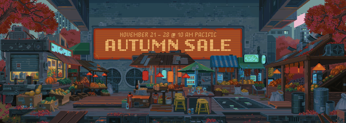 GrahamOfLegend's tweet photo. The Steam Autumn Sale is upon us! Make sure you don't miss out on 25% off Super Space Club! Let's go! https://t.co/IKgbUy6xzx
