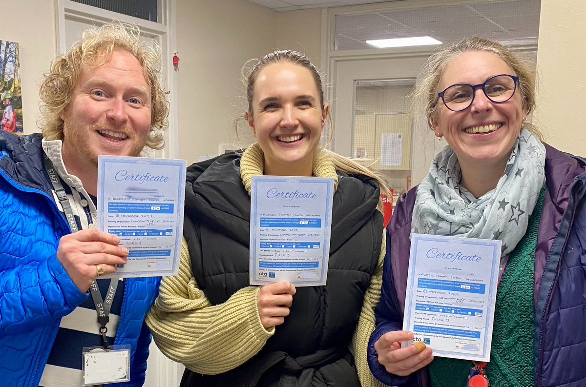Aloeric Primary School, Melksham (@aloericschool) on Twitter photo Some brilliant training from <a href="/CommFirstWilts/">Community First - Wiltshire & Swindon</a> means that we have 3 more MIDAS trained drivers! Some brilliant training from <a href="/CommFirstWilts/">Community First - Wiltshire & Swindon</a> means that we have 3 more MIDAS trained drivers!