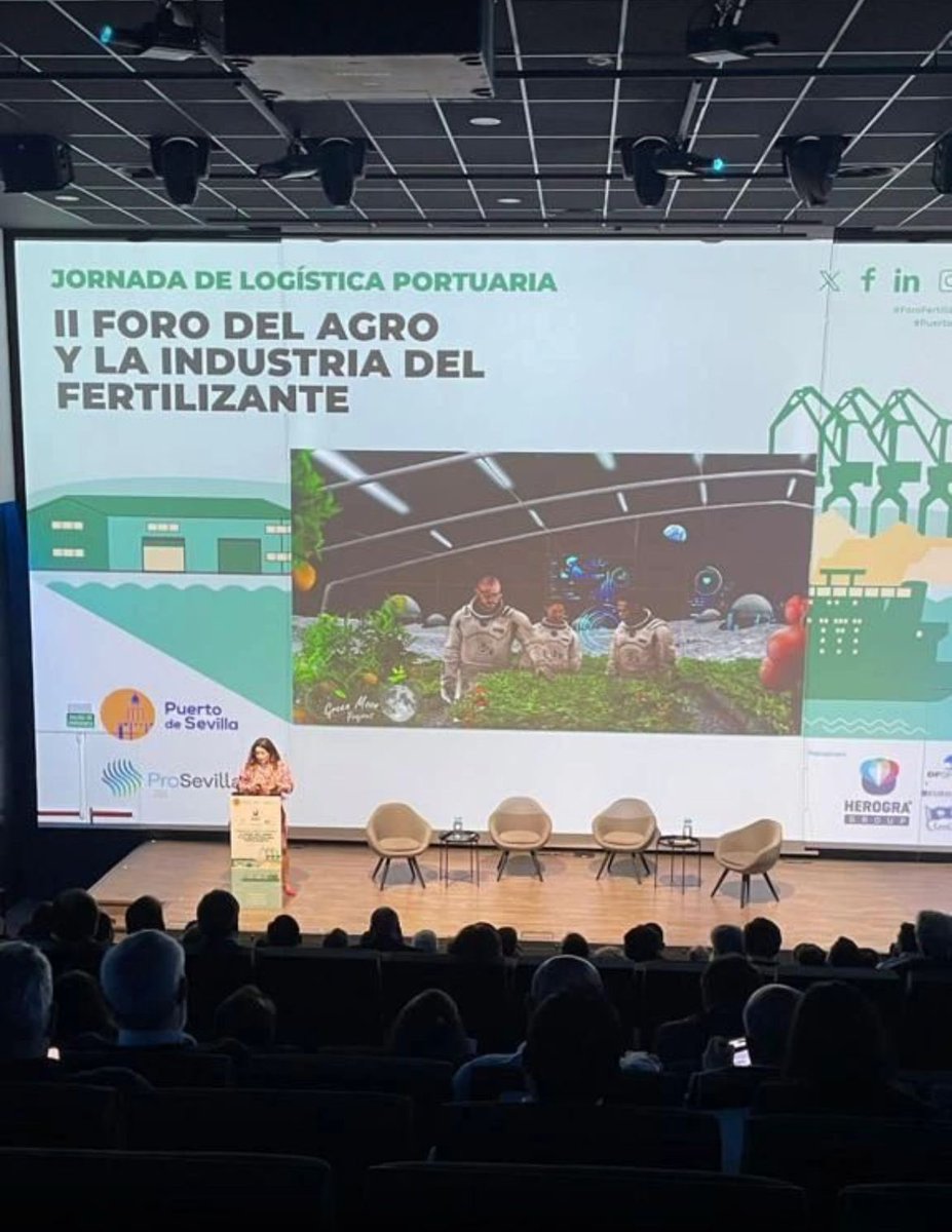 🌕🌱 #GreenMoonProject estuvo hoy en #Sevilla gracias a nuestra Coordinadora Biológica, la Dra. Eva Sánchez Rodríguez de <a href="/InnoPlant/">InnoPlant</a> y el <a href="/HerograGroup/">HerograGroup</a>. 👏

#Innovación 💡 y #Sostenibilidad🌱, en este #ForoFertilizanteSevilla del <a href="/PuertoDeSevilla/">Puerto de Sevilla</a> 🚀#PuertoSevillaHOY

¡Seguimos! 💪