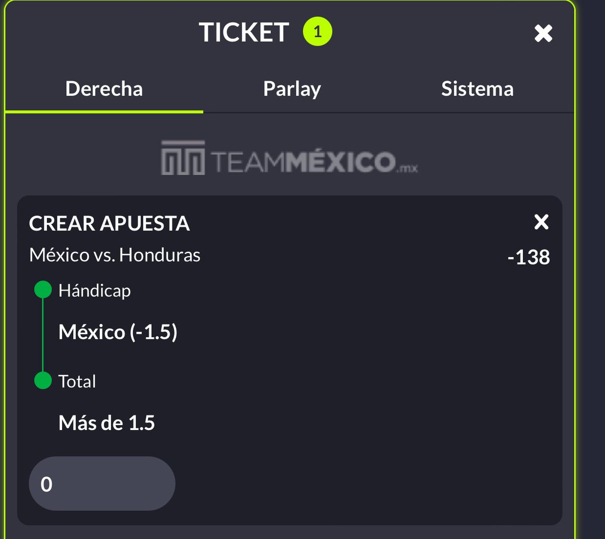 PiojoPicks's tweet photo. ¿Creen que México logre remontar a Honduras? 

Todo México está con ellos. 
¿Será prudente Handicap de México -1.5? https://t.co/hlXPyYMDrK