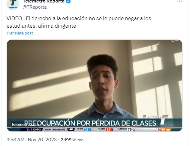 Este tipo se hizo pasar por estudiante de secundaria y Uds validaron esta mentira <a href="/atenogenesR/">ATENOGENES RODRIGUEZ</a> <a href="/TReporta/">Telemetro Reporta</a> VERGÜENZA LES DEBE DAR.