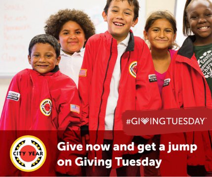 📅 Mark your calendars! Giving Tuesday is just a week away. Support @CityYearPVD with a donation and make a real difference in the lives of young people. Your generosity helps change lives. #GivingTuesday #CityYearProvidence #DonateNow
