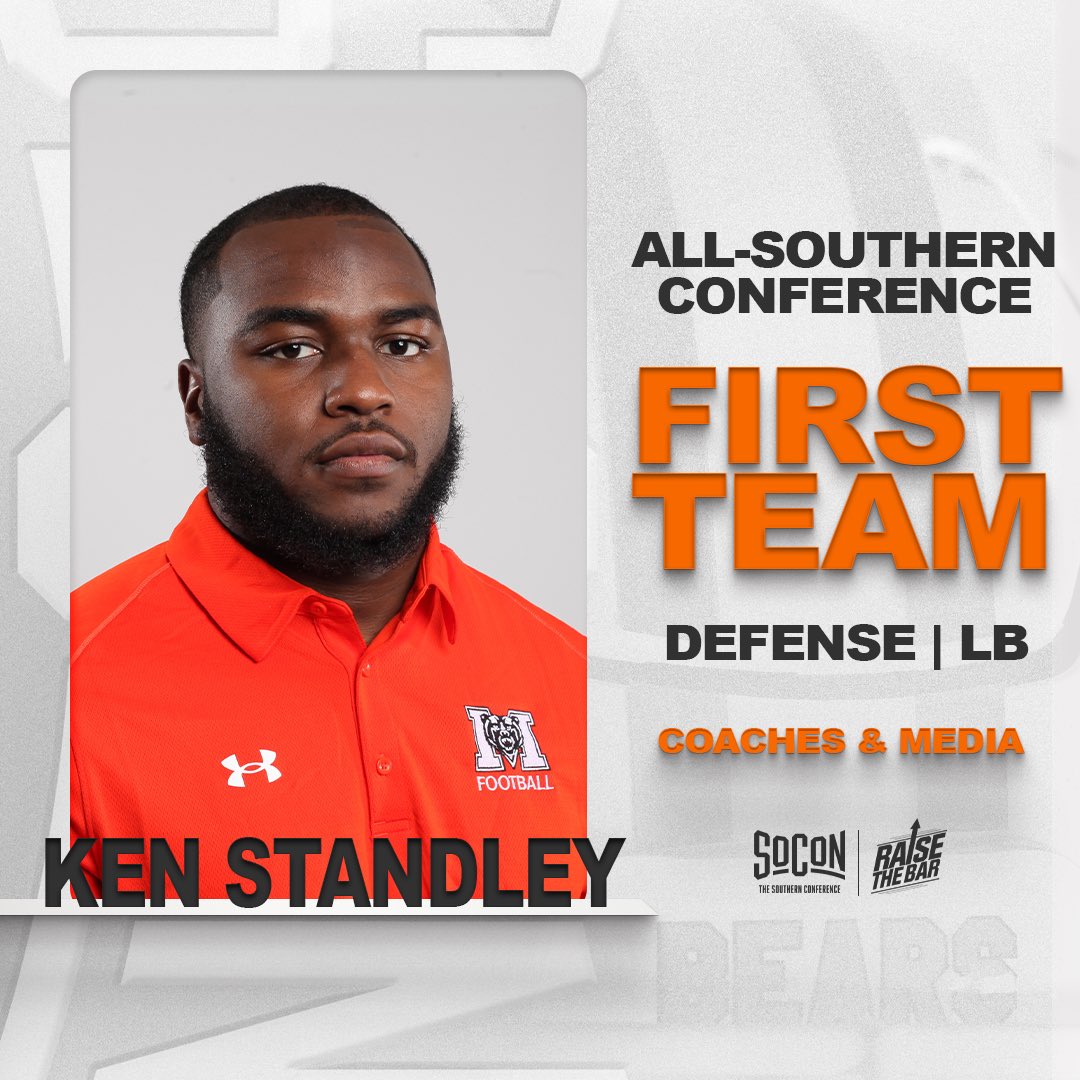 MercerFootball's tweet photo. 𝐀𝐥𝐥-𝐒𝐨𝐂𝐨𝐧 𝐅𝐢𝐫𝐬𝐭 𝐓𝐞𝐚𝐦 ✅

👉Defense
@standley_ken 
@lancelwise 
@5langg 

#RaiseTheBar | #RoarTogether https://t.co/5zsU9RT9ds