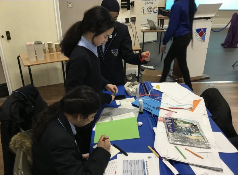 sellyparkgirls's tweet photo. Selly Park welcomed over 100 guests today as we discovered how languages can help us find a career in espionage and the security services.Four real spies from GCHQ joined us to share their journey from learning languages at school to using languages in the UK intelligence service https://t.co/jiRJmtkJzY