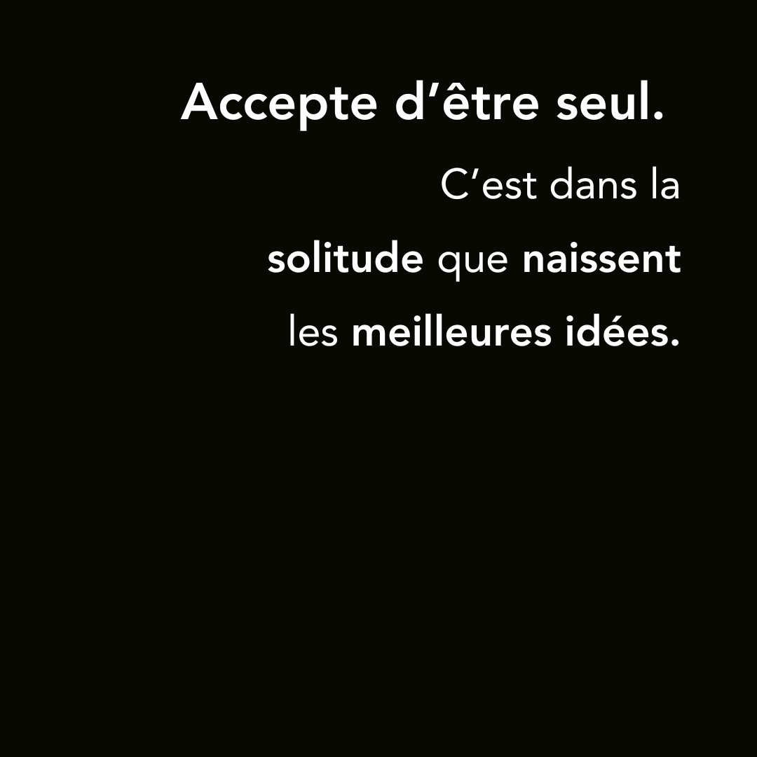 motivtosuccess's tweet photo. Accepte la solitude. https://t.co/A5w6mEIsoM
