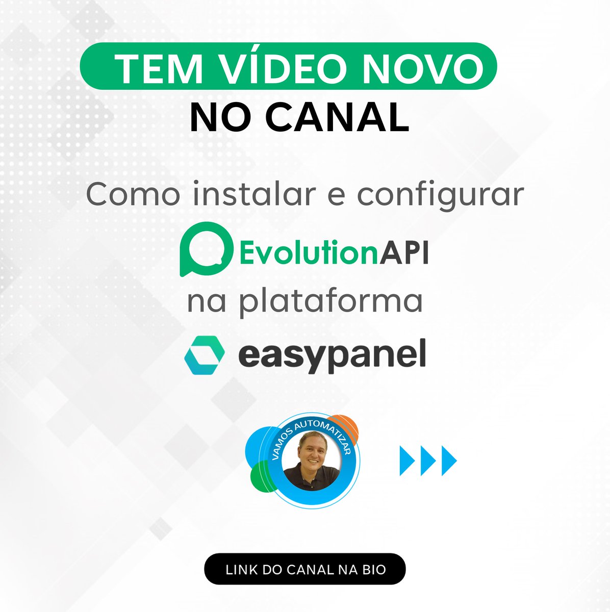 VAutomatizar's tweet image. Nesse vídeo ensino como instalar a Evolution API, api não oficial de WhatsApp, no Easypanel e a configurar o Manager da Evolution API com aplicativo AppSmith

#evolutionapi #easypanel #whatsapp #opensource #automation #citizenautomation #nocode #lowcode