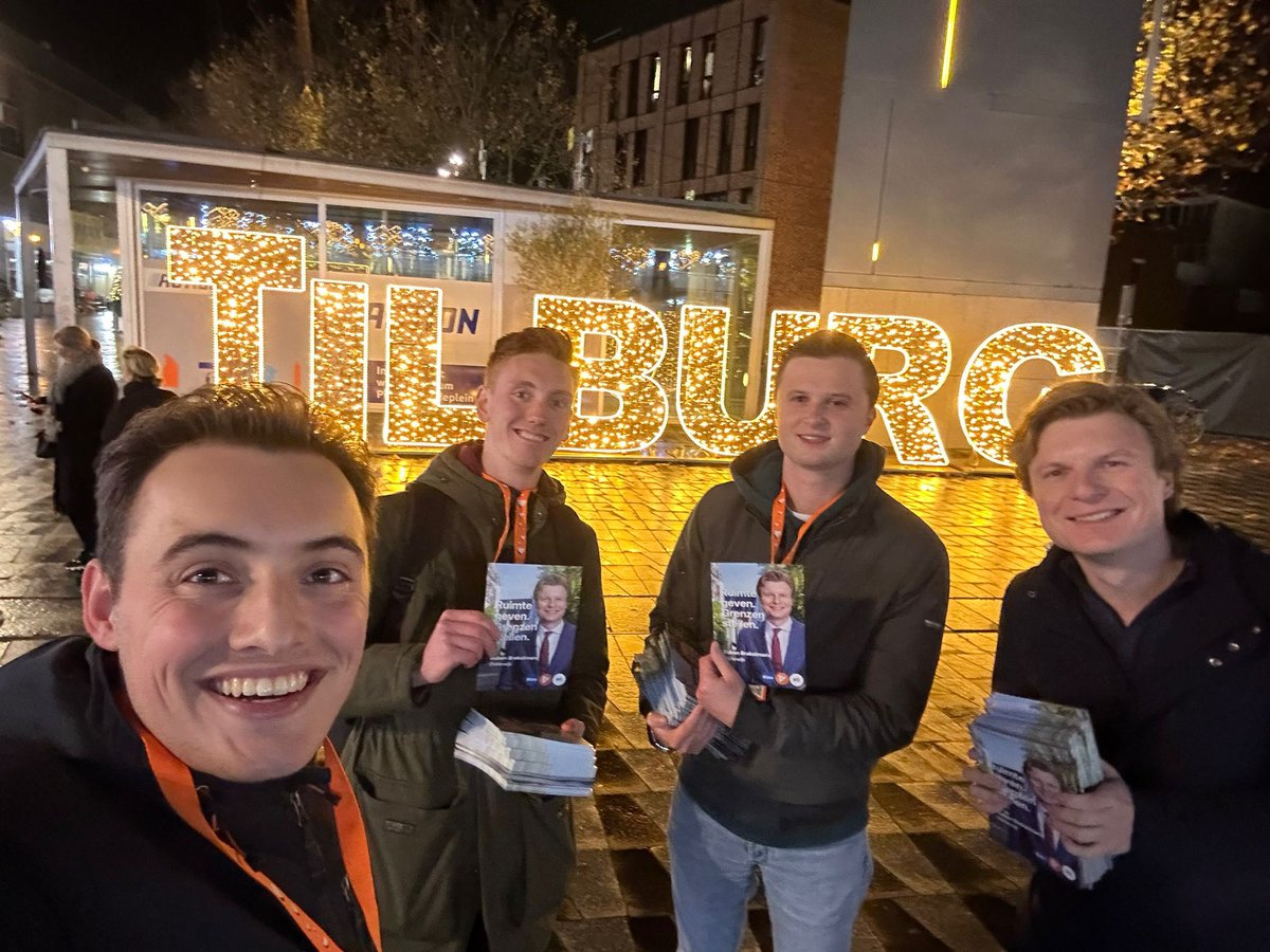 We gaan door tot het laatste fluitsignaal! 

Vanavond met de <a href="/JOVDHvB/">JOVD Hart van Brabant</a> in #Tilburg! 💪