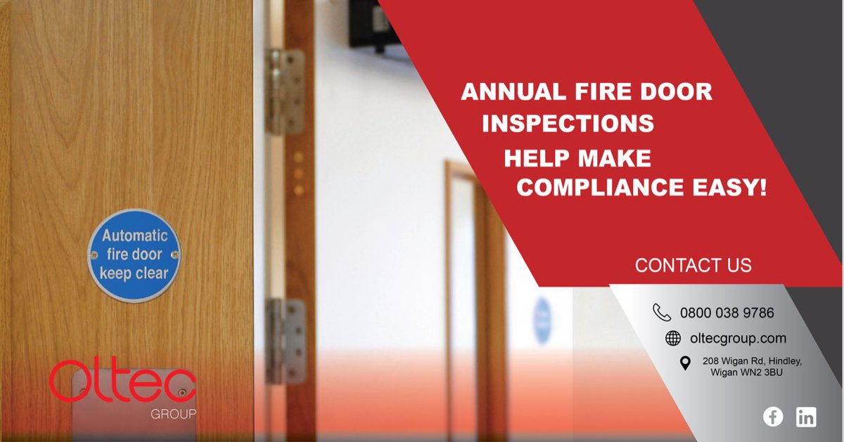 Do forget to have your fire doors checked before Xmas 

#fire #firedoors #fireinspection
