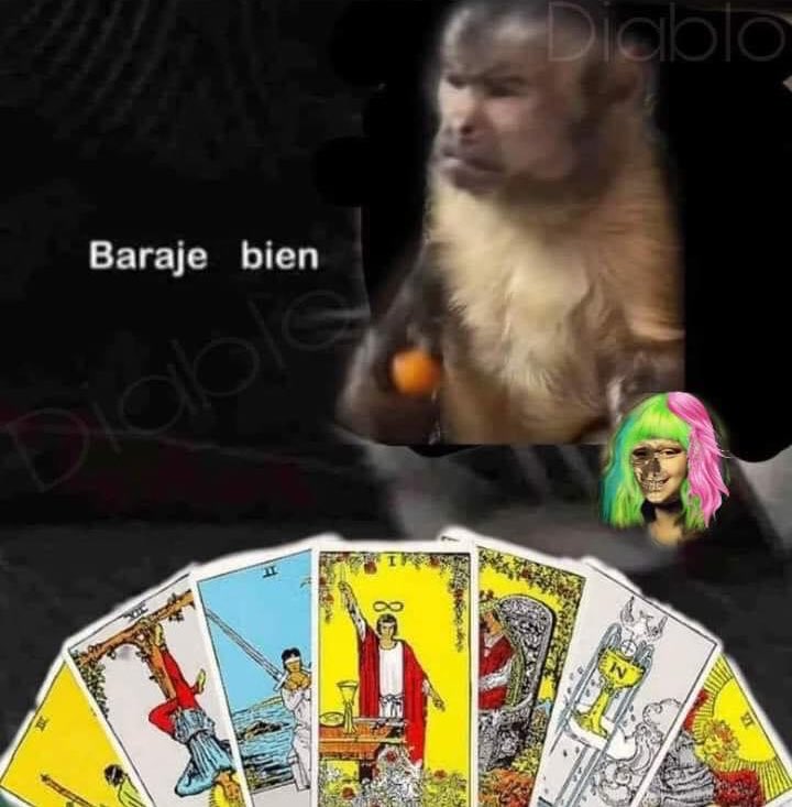 MerGarza's tweet photo. La del tarot: Te va de la berga, porque tienes el carácter de la berga. 

Yo: https://t.co/dvPHfQH4Ar
