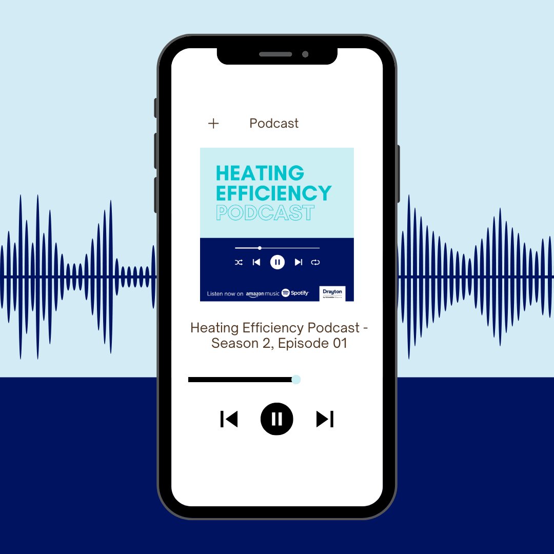 DraytonHeating's tweet photo. The second season of our podcast, the Heating Efficiency Podcast has just landed!
Bookmark it now!
https://t.co/axJs35WLuI
#heatingefficiency #energysaving #podcast #plumbing #heating https://t.co/PTAIvLsXqq